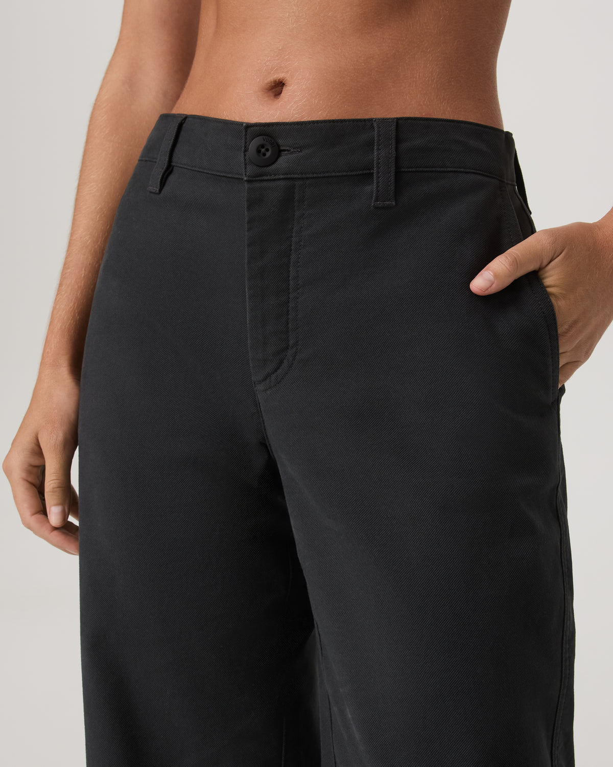 Telluride Twill Pant Women's Washed Black Pants | Vuori sale - US 4554