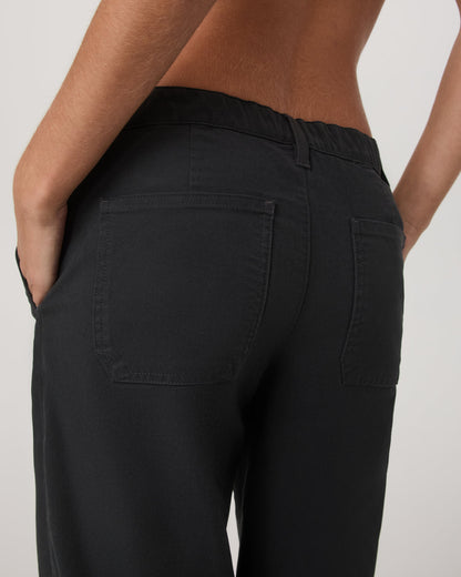 Telluride Twill Pant Women's Washed Black Pants | Vuori sale - US 4554