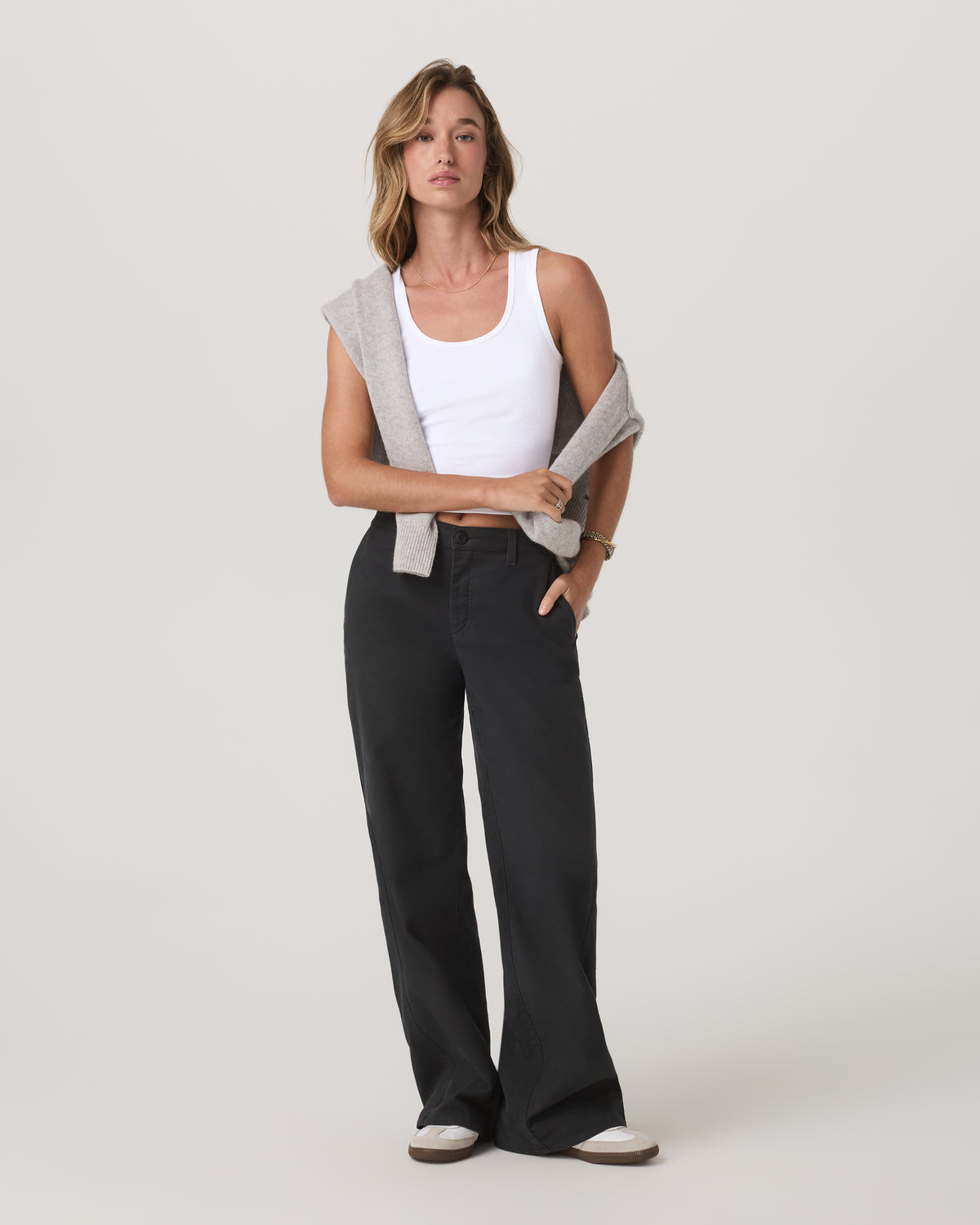 Telluride Twill Pant Women's Washed Black Pants | Vuori sale - US 4554