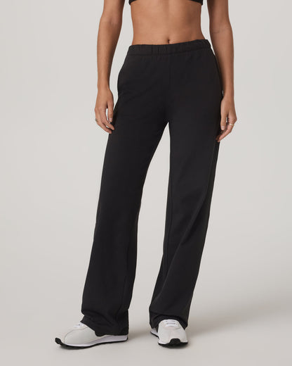 Halo Straight Leg Pant Women's Solid Black Pants | Vuori onsale - US 3169