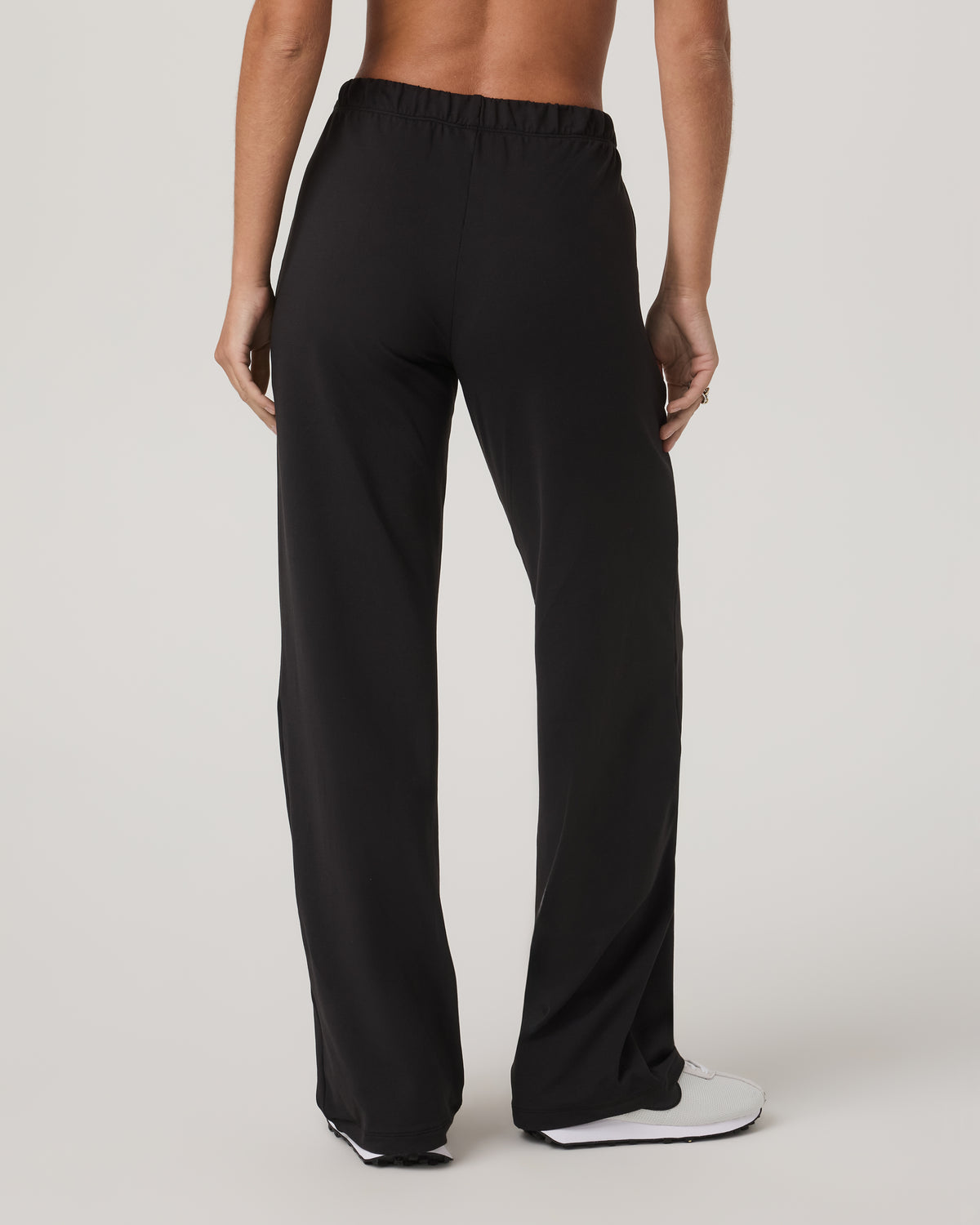 Halo Straight Leg Pant Women's Solid Black Pants | Vuori onsale - US 3169