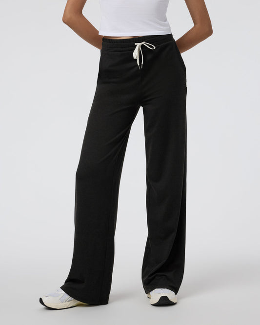 Halo Essential Wideleg - Long Black Heather | Vuori online - US 3597