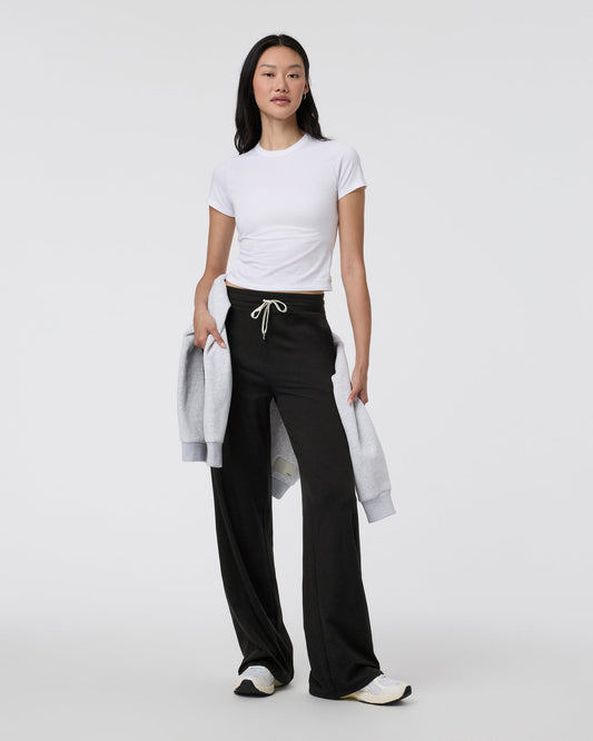 Halo Essential Wideleg - Long Black Heather | Vuori online - US 3597
