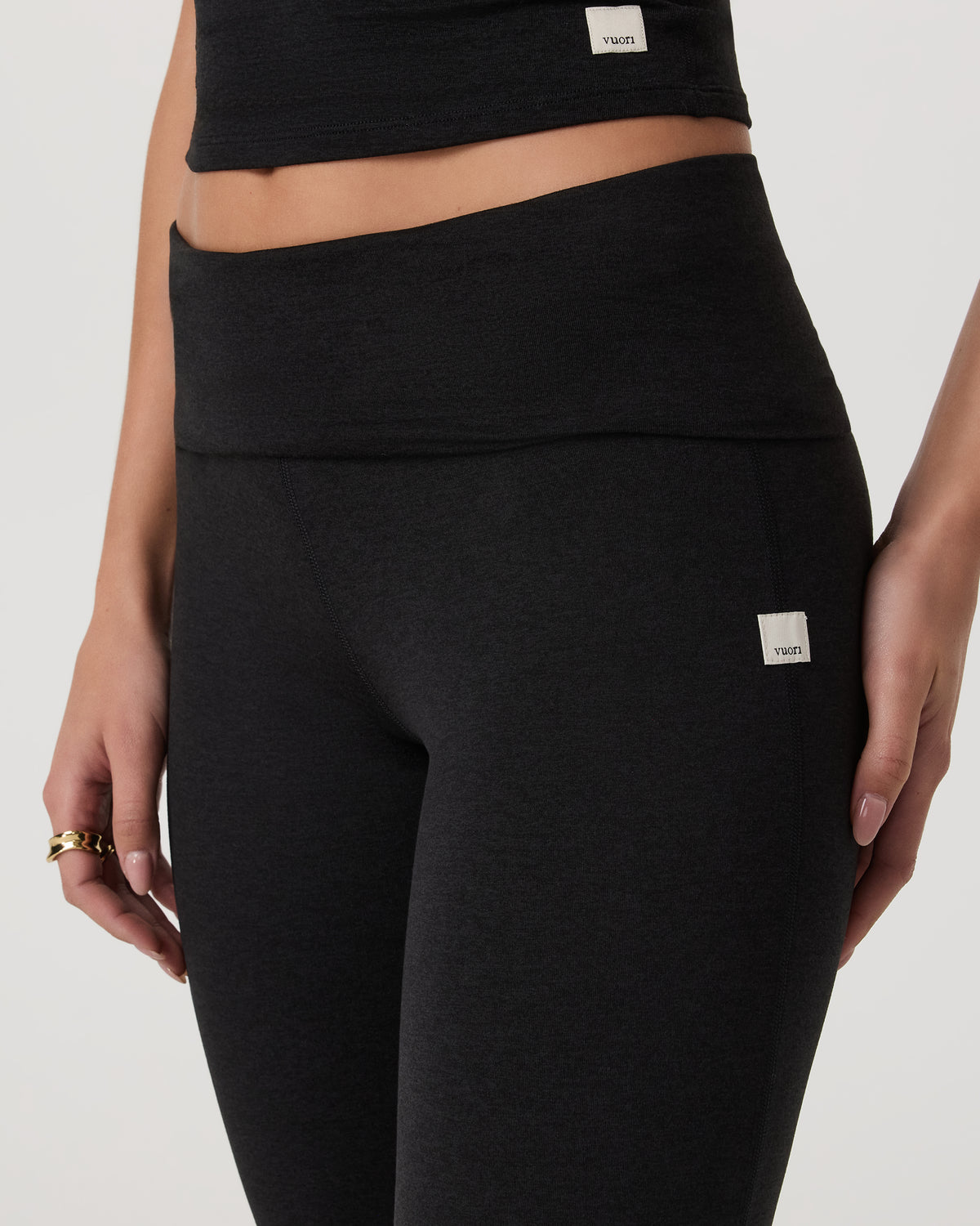 Halo Foldover Pant Black Heather | Vuori outlet - US 8215