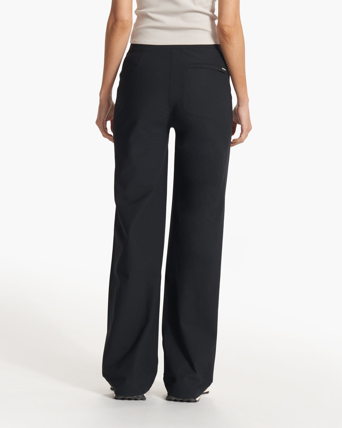Women's Meta Wideleg Black Tailored Pants | Vuori for sale - US 9899