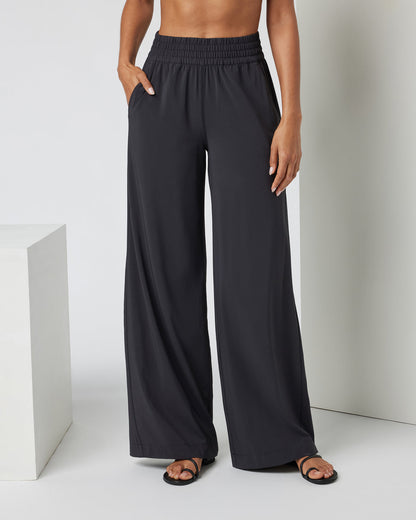 Villa Wideleg - Long Black Tall Wide Leg Pants | Vuori online - US 5070