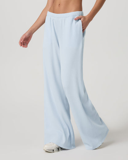 Waffle Wideleg Pant Women's Soft Sky Waffle Knit Pants | Vuori for sale - US 9665