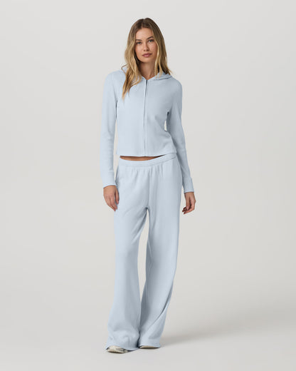 Waffle Wideleg Pant Women's Soft Sky Waffle Knit Pants | Vuori for sale - US 9665