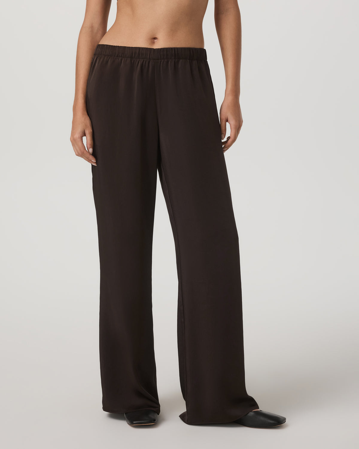 Nova Satin Wideleg Pant Women's Dark Java Pants | Vuori onsale - US 6723