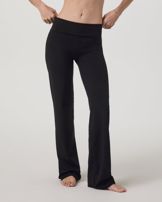 Vuori AllTheFeels™ Foldover Pant Women's Black Pants | Vuori for sale - US 1135