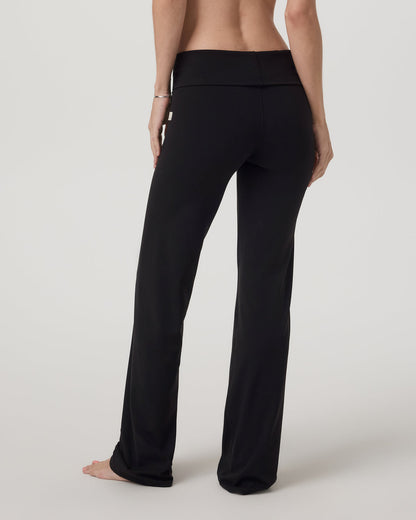 Vuori AllTheFeels™ Foldover Pant Women's Black Pants | Vuori for sale - US 1135