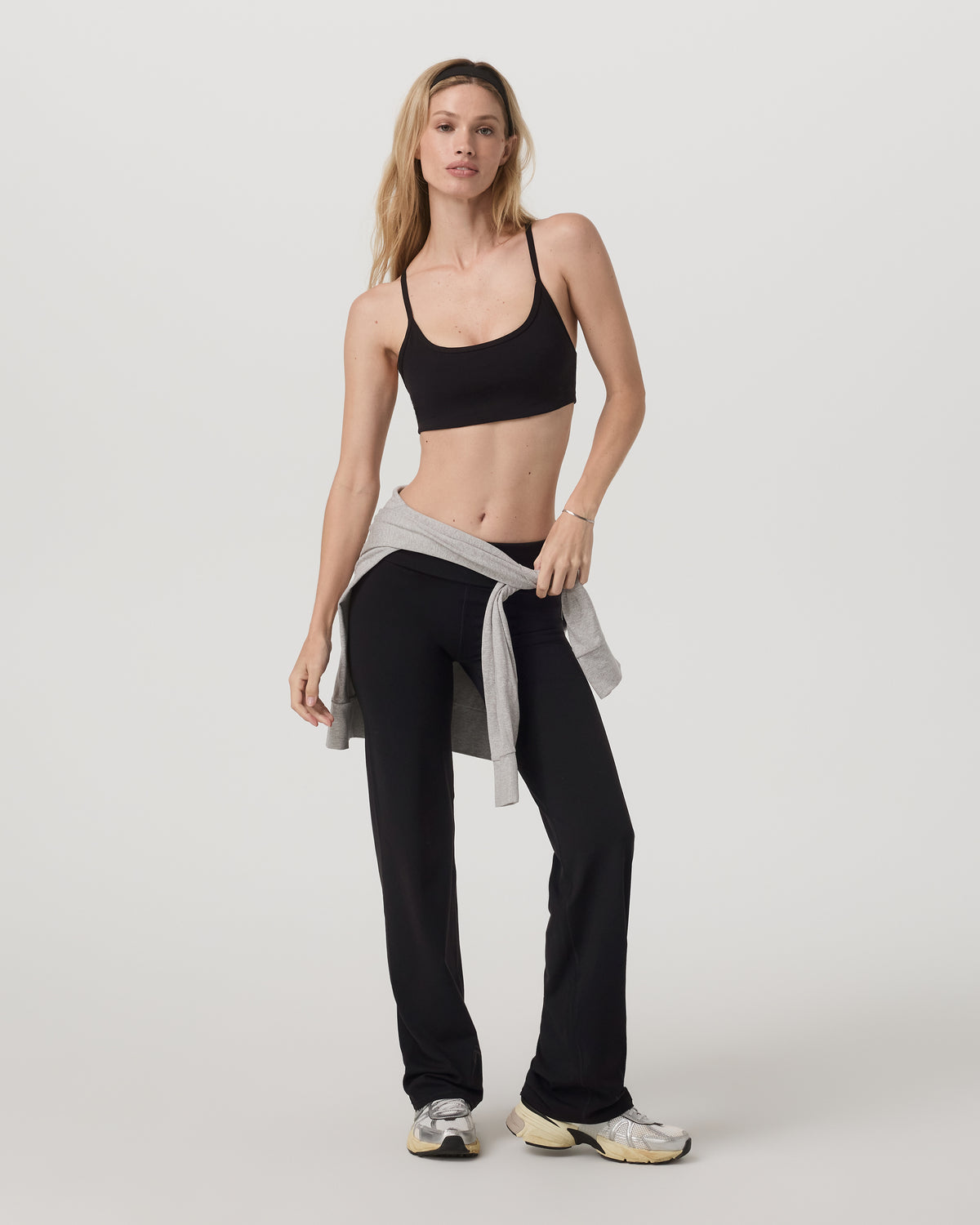 Vuori AllTheFeels™ Foldover Pant Women's Black Pants | Vuori for sale - US 1135