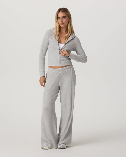 Waffle Wideleg Pant - Short Women's Light Grey Pants | Vuori for sale - US 8401