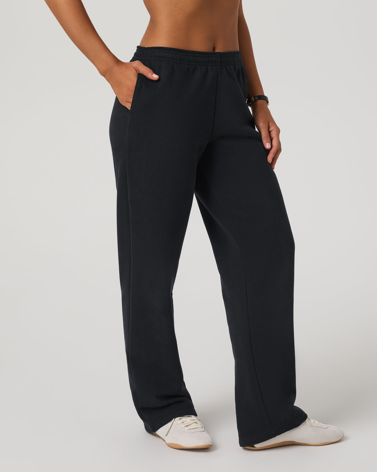 Restore Straight Leg Sweatpant - Long Washed Black Pant | Vuori discount - US 2729
