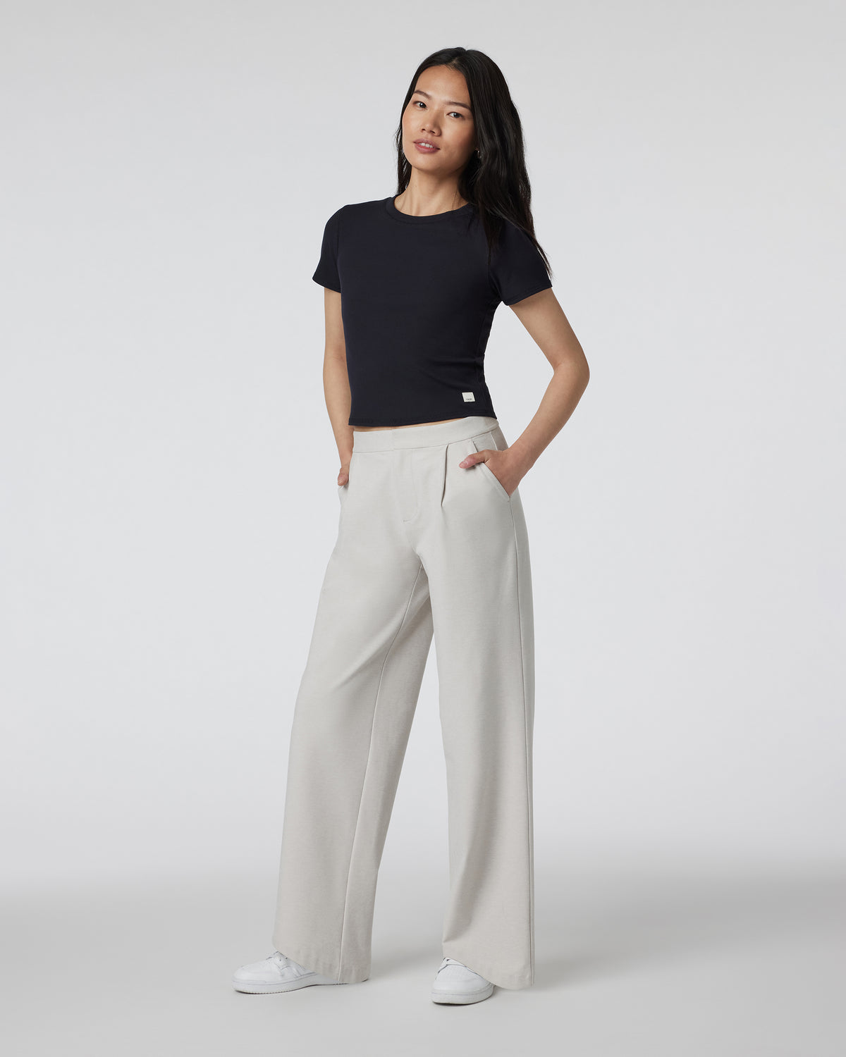 Elevation Trouser Ecru Heather High-Rise Pants | Vuori online - US 8430