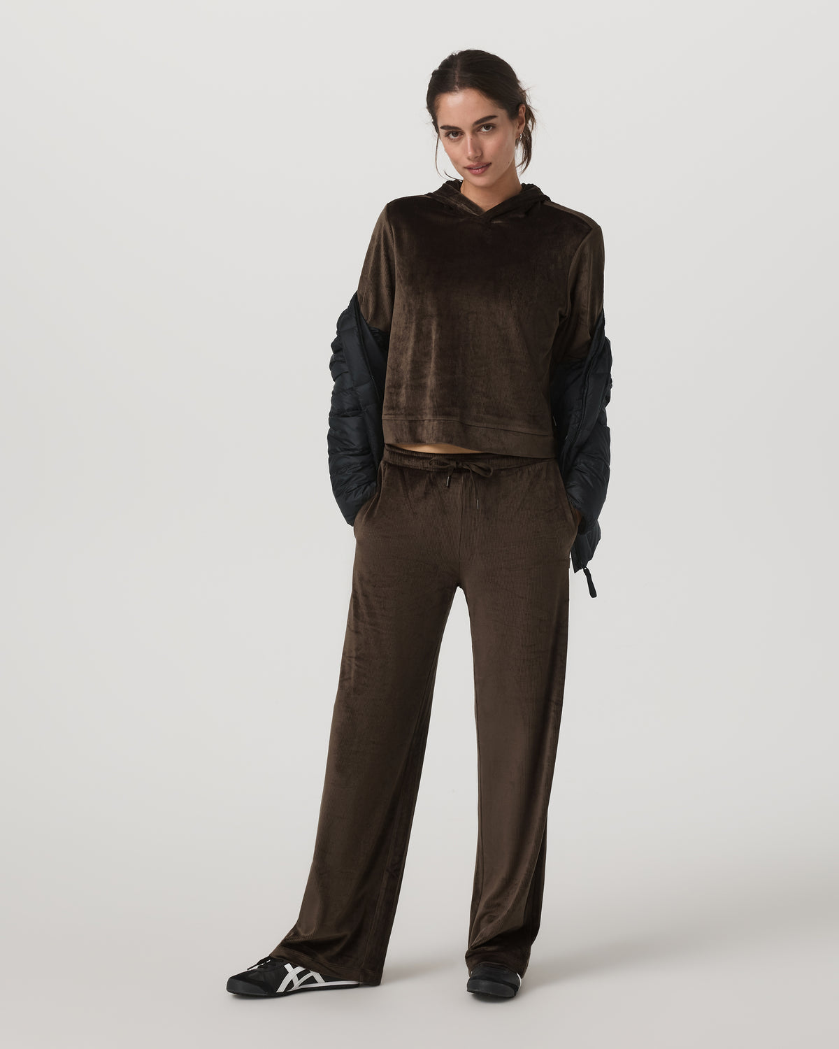 Haven Straight Leg Women's Dark Java Pull-On Pants | Vuori discount - US 5611
