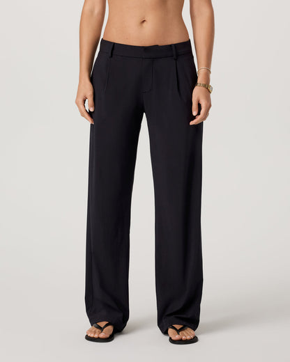 Villa Low Slung Trouser Women's Black Low-Rise Pants | Vuori outlet - US 3530