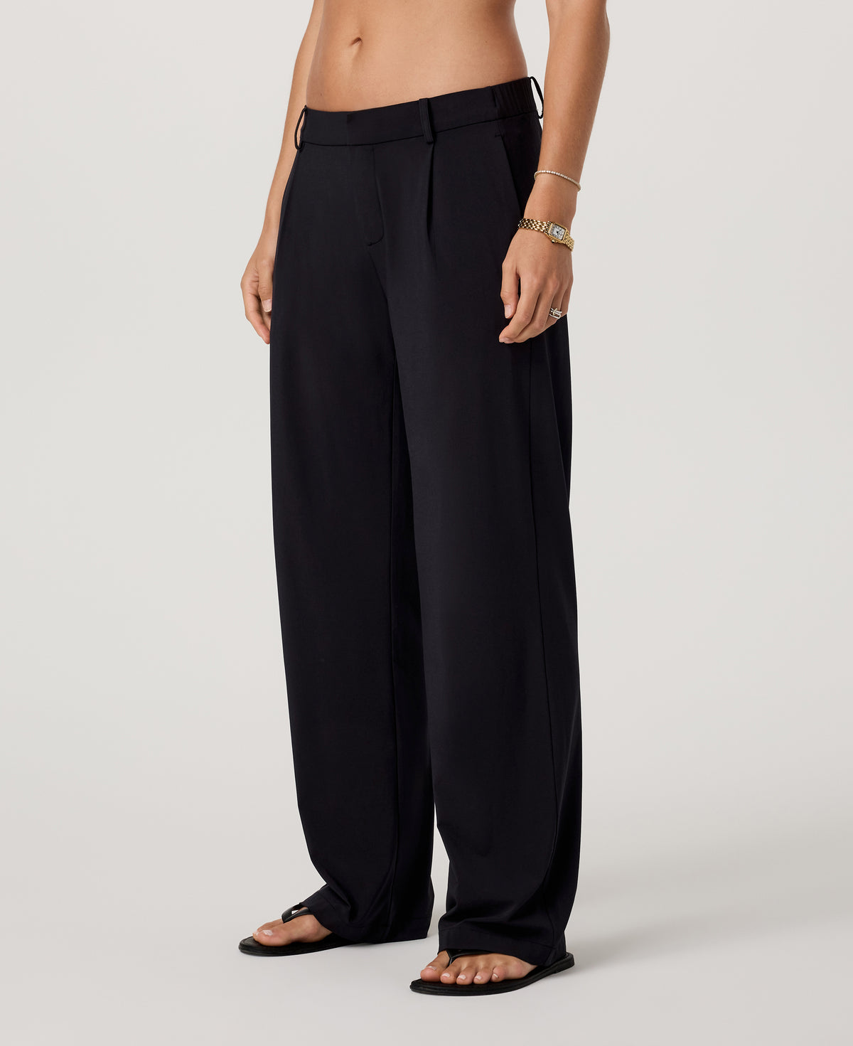 Villa Low Slung Trouser Women's Black Low-Rise Pants | Vuori outlet - US 3530