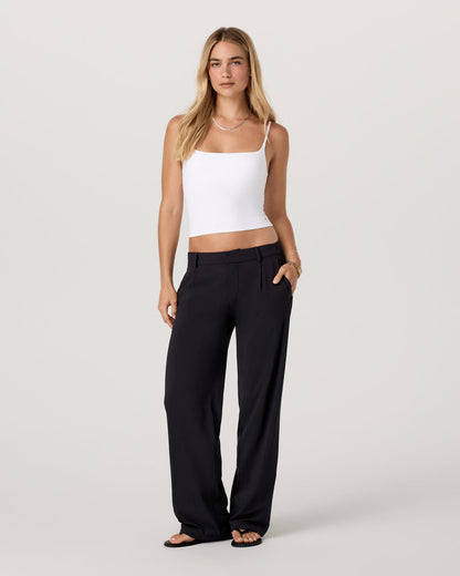 Villa Low Slung Trouser Women's Black Low-Rise Pants | Vuori outlet - US 3530