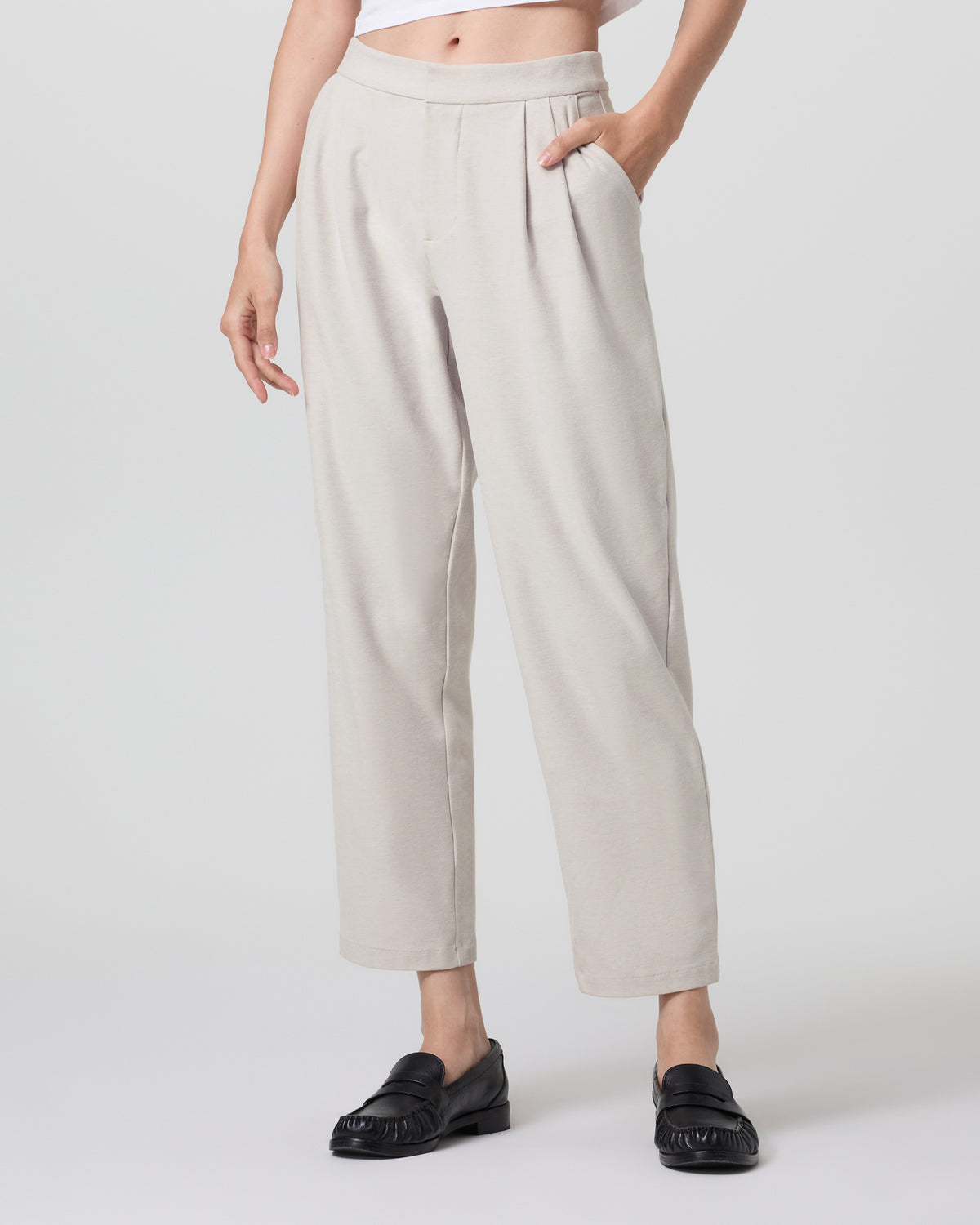 Elevation Ankle Trouser Ecru Heather | Vuori shop - US 1287