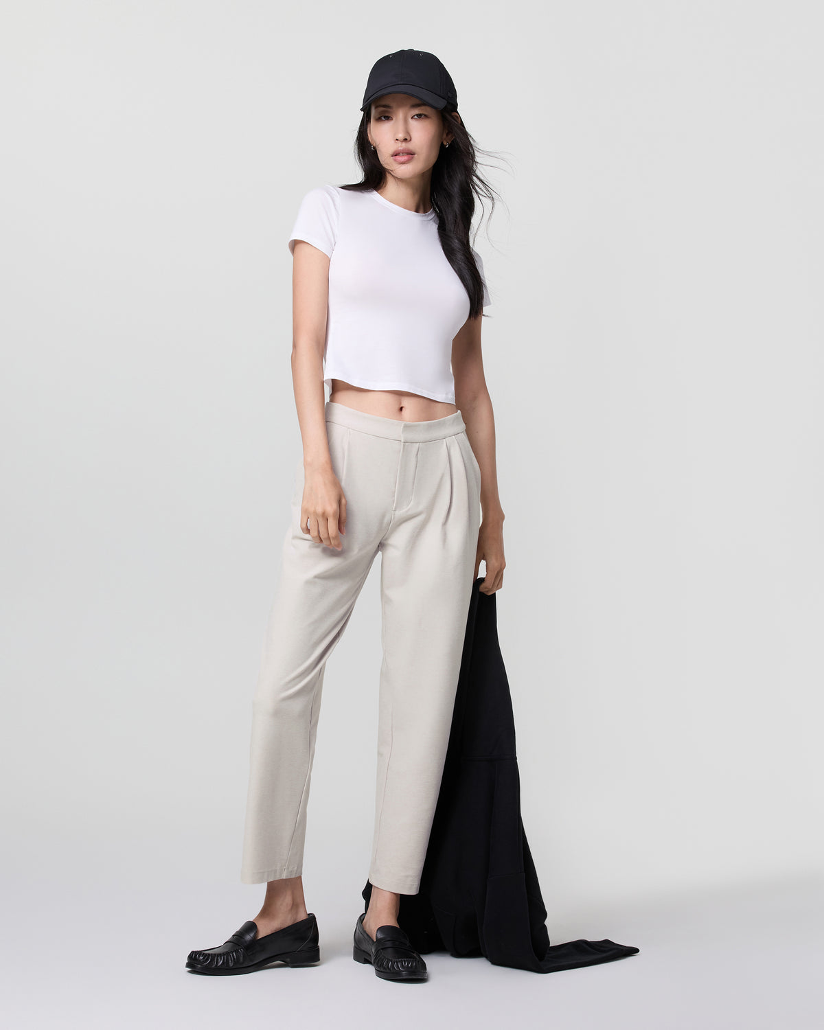Elevation Ankle Trouser Ecru Heather | Vuori shop - US 1287