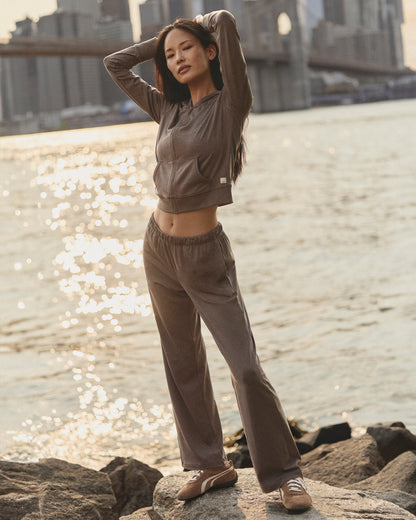 Halo Straight Leg Pant Women's Chia Heather Pants | Vuori sale - US 1283