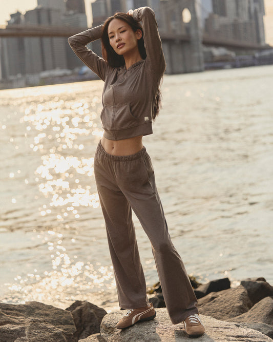 Halo Straight Leg Pant Women's Chia Heather Pants | Vuori sale - US 1283