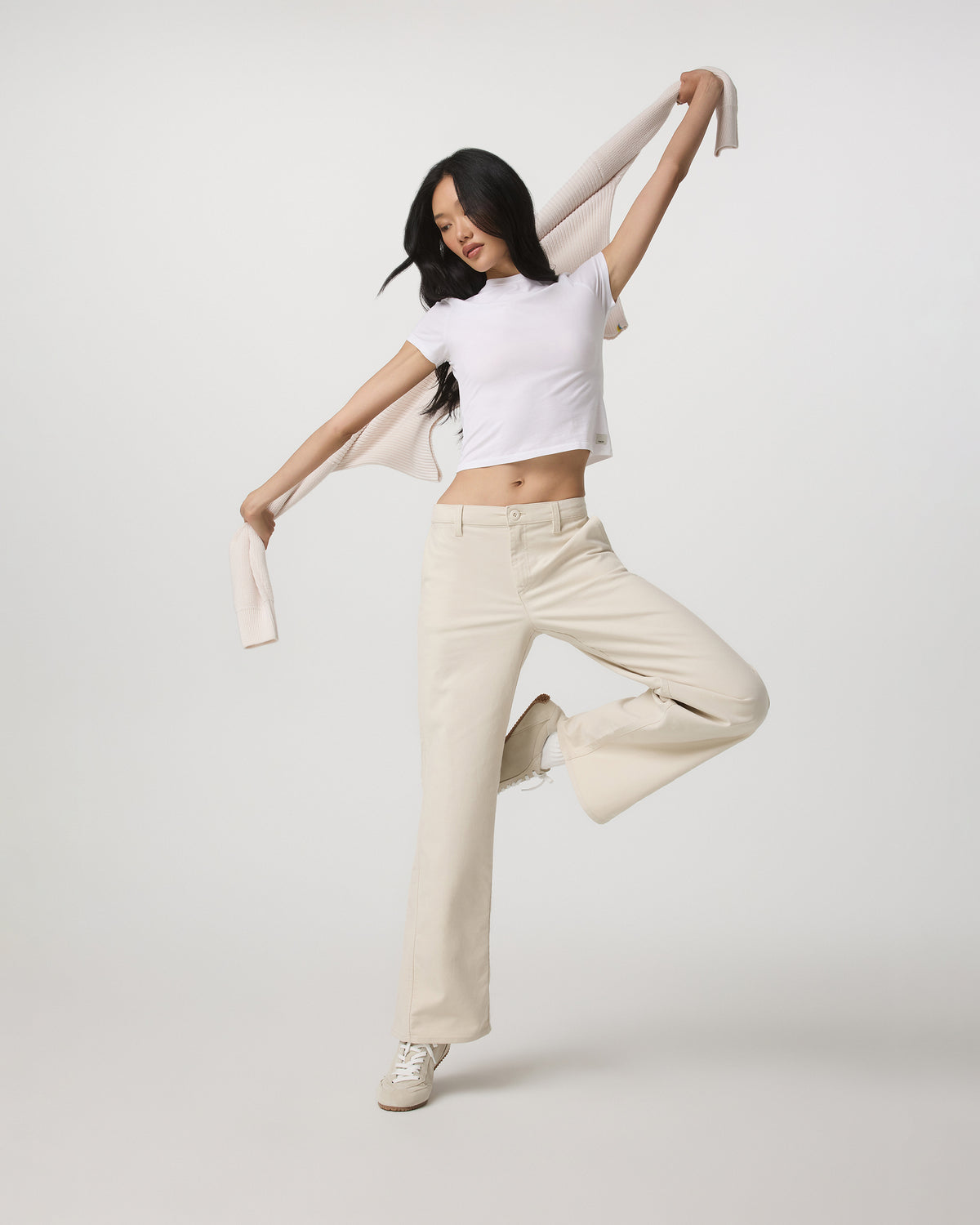 Telluride Twill Pant Women's Bone Mid-Low Rise Pants | Vuori onsale - US 5337