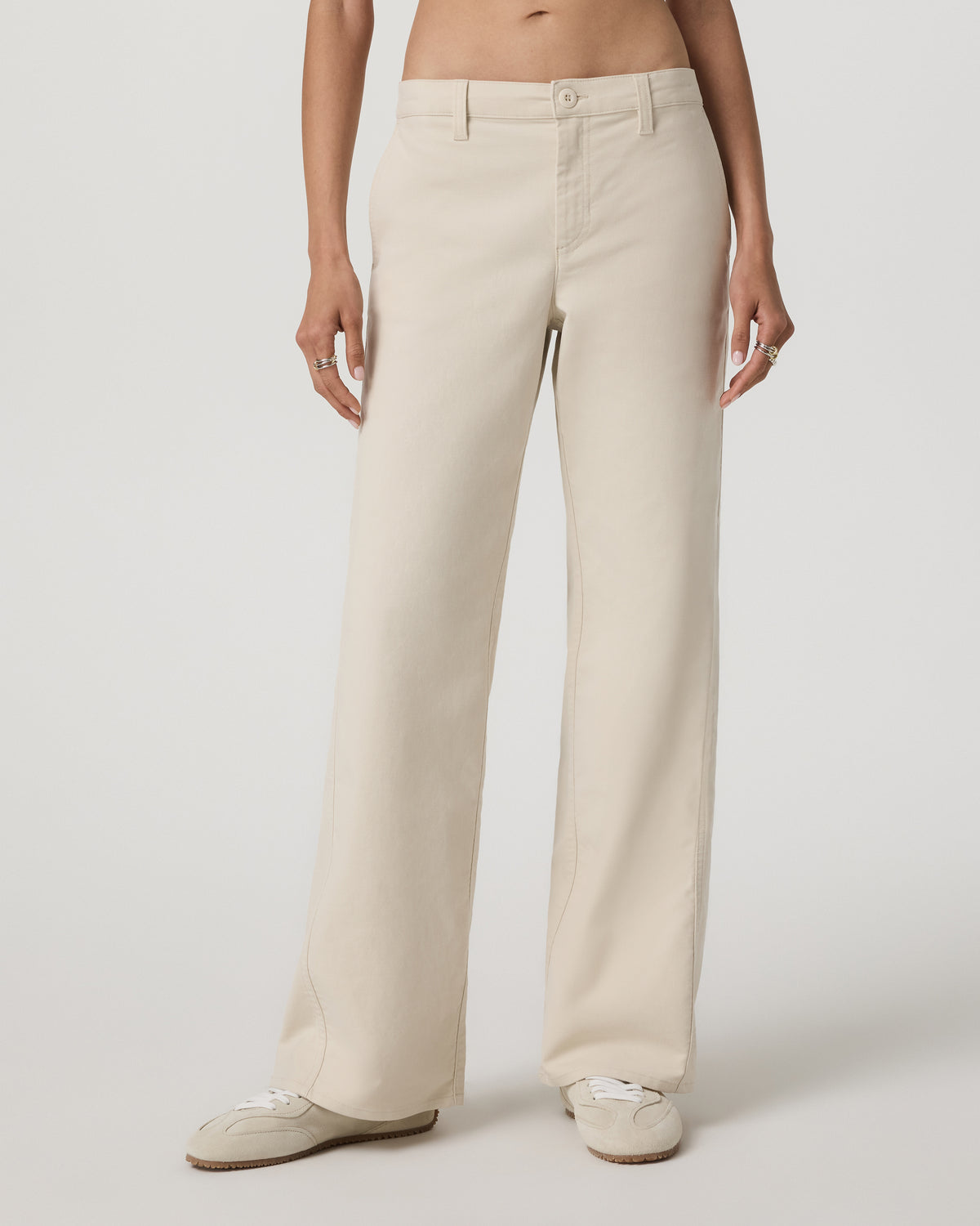 Telluride Twill Pant Women's Bone Mid-Low Rise Pants | Vuori onsale - US 5337