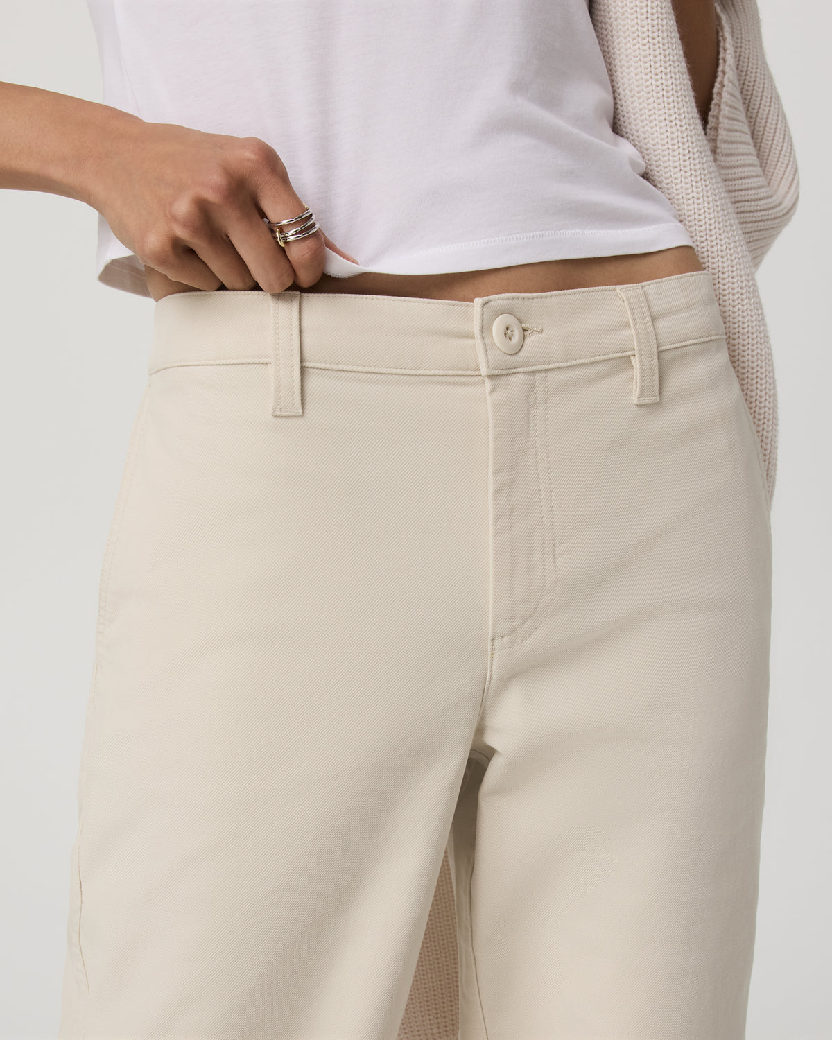 Telluride Twill Pant Women's Bone Mid-Low Rise Pants | Vuori onsale - US 5337