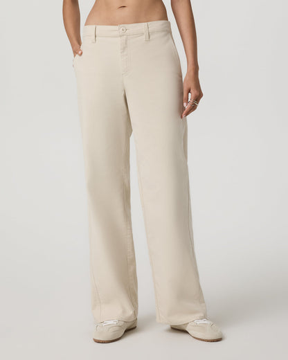 Telluride Twill Pant Women's Bone Mid-Low Rise Pants | Vuori onsale - US 5337