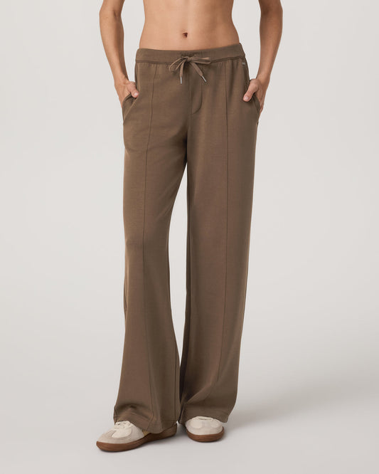 Compose Wideleg Pant Espresso Mid-High Rise Pants | Vuori for sale - US 3712