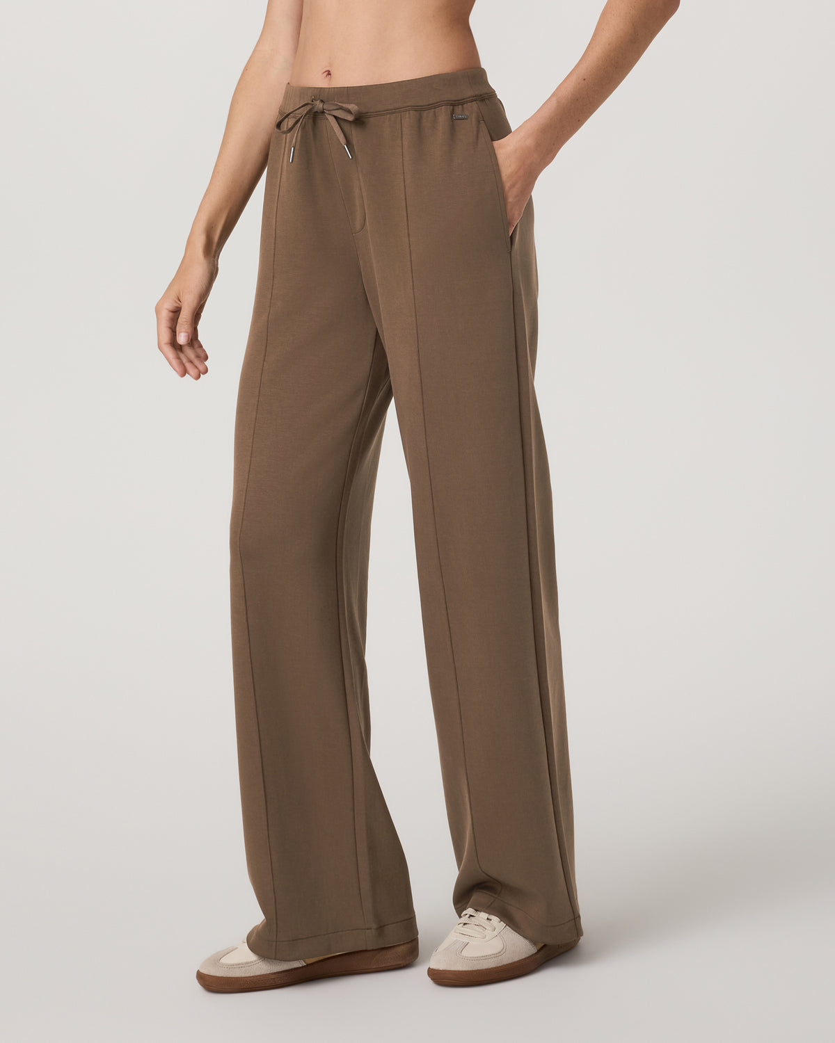 Compose Wideleg Pant Espresso Mid-High Rise Pants | Vuori for sale - US 3712