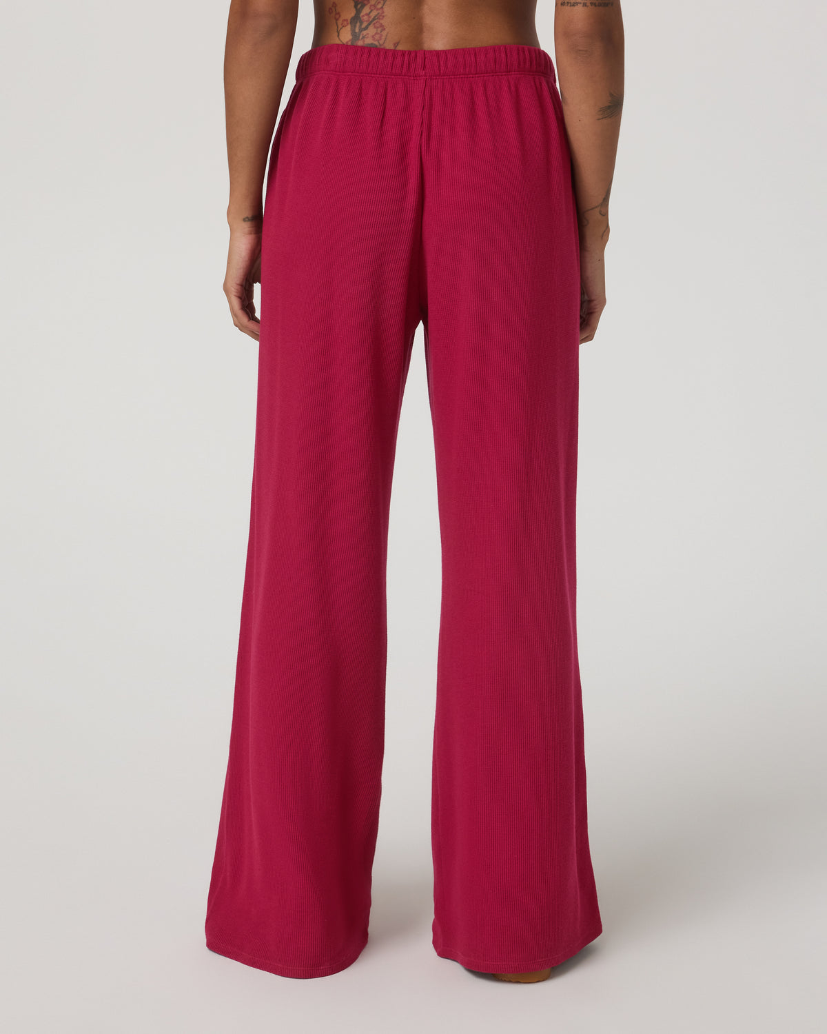 Waffle Wideleg Pant Women's Strawberry Waffle Knit Pant | Vuori discount - US 5754