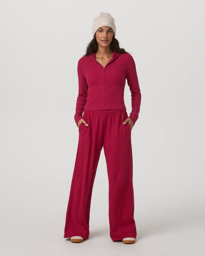 Waffle Wideleg Pant Women's Strawberry Waffle Knit Pant | Vuori discount - US 5754