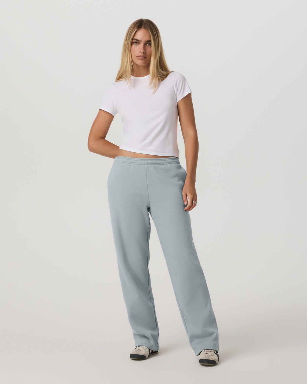 Restore Straight Leg Sweatpant Women's Blue Haze Pants | Vuori shop - US 9738