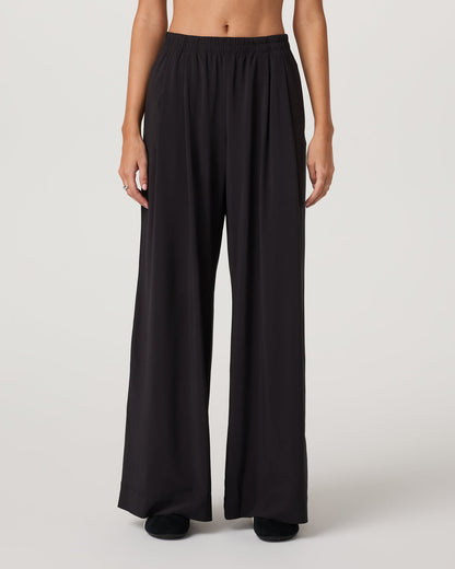 Villa Vibes Wideleg Women's Black Ultra-Wide Leg Pants | Vuori outlet - US 3774
