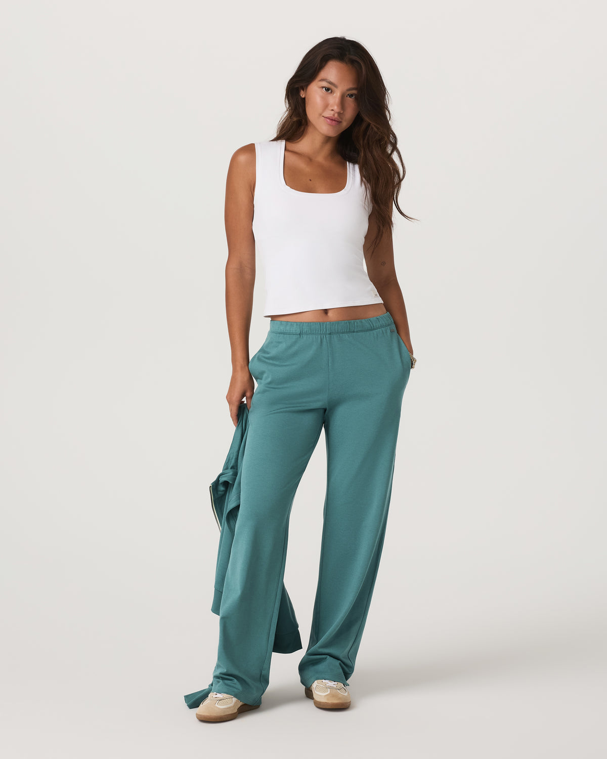 Halo Straight Leg - Long Women's Bluegrass Heather Pant | Vuori onsale - US 3354