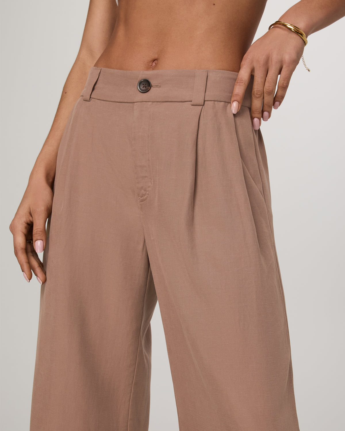 Trestles Twill Wideleg Women's Nutmeg Trouser Pants | Vuori discount - US 6977