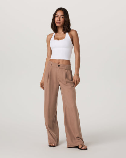 Trestles Twill Wideleg Women's Nutmeg Trouser Pants | Vuori discount - US 6977