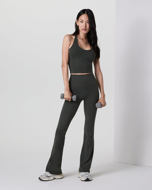 Halo Slim Flare Pant Women's Kale Pants | Vuori shop - US 3810