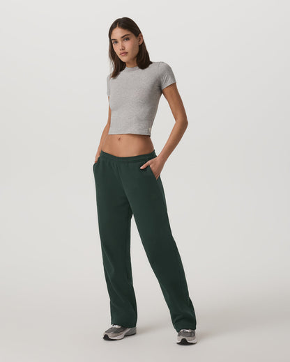 Women's Restore Straight Leg Sweatpant - Long Evergreen | Vuori sale - US 1804