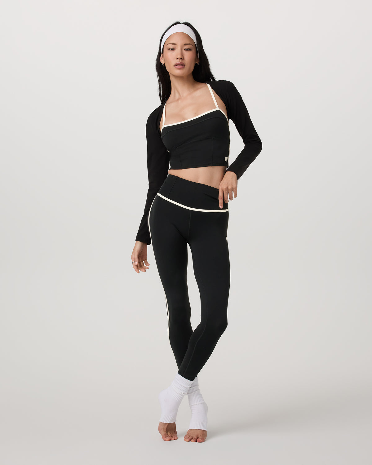 Vuori AllTheFeels™ Corset Legging Black Leggings | Vuori for sale - US 1912