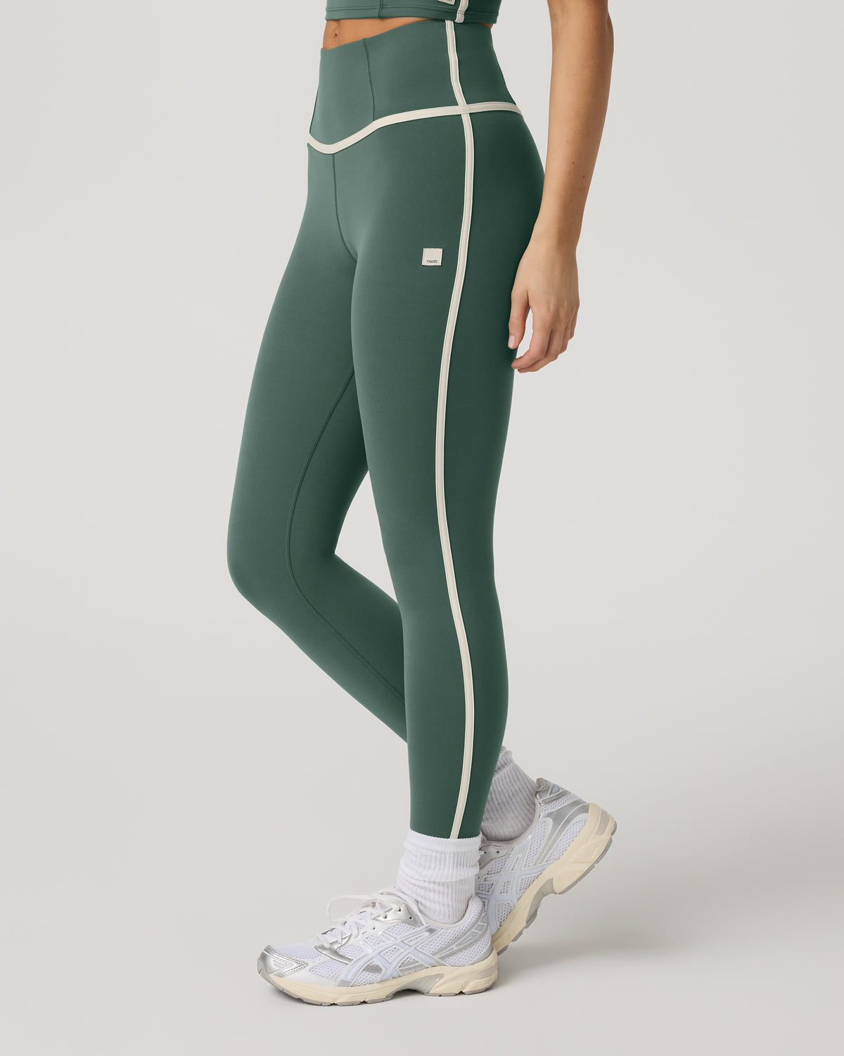 Vuori AllTheFeels™ Corset Legging Women's Agate Green Leggings | Vuori online - US 3123