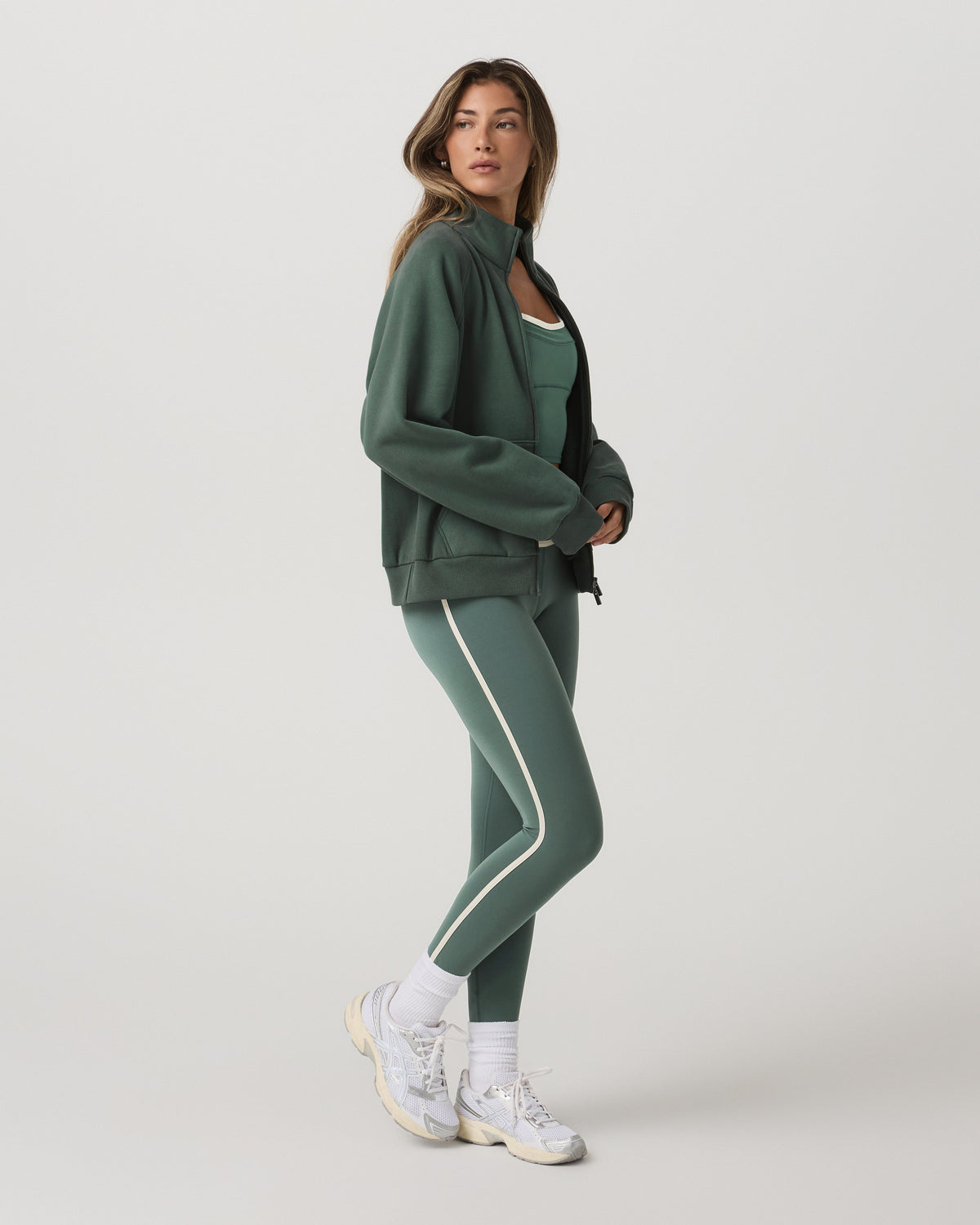 Vuori AllTheFeels™ Corset Legging Women's Agate Green Leggings | Vuori online - US 3123