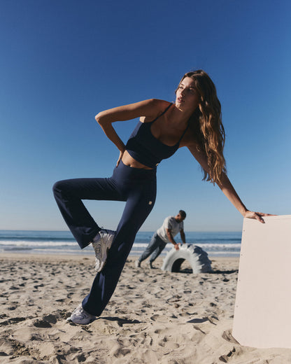 Vuori AllTheFeels™ Straight Leg Women's Blue Coast Leggings | Vuori outlet - US 9851
