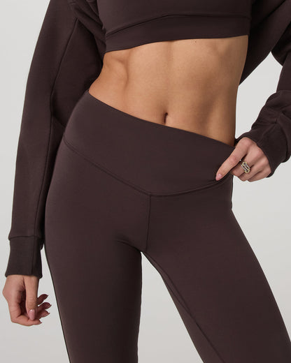 Vuori AllTheForm™ Flare - Short Women's French Roast Leggings | Vuori shop - US 8663