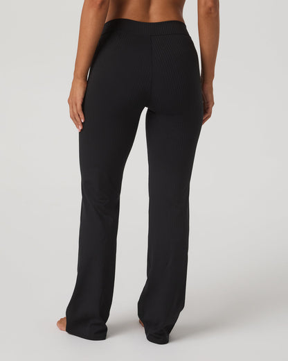 Inversion Rib Slim Flare Women's Black Slim Flare Leggings | Vuori onsale - US 1301