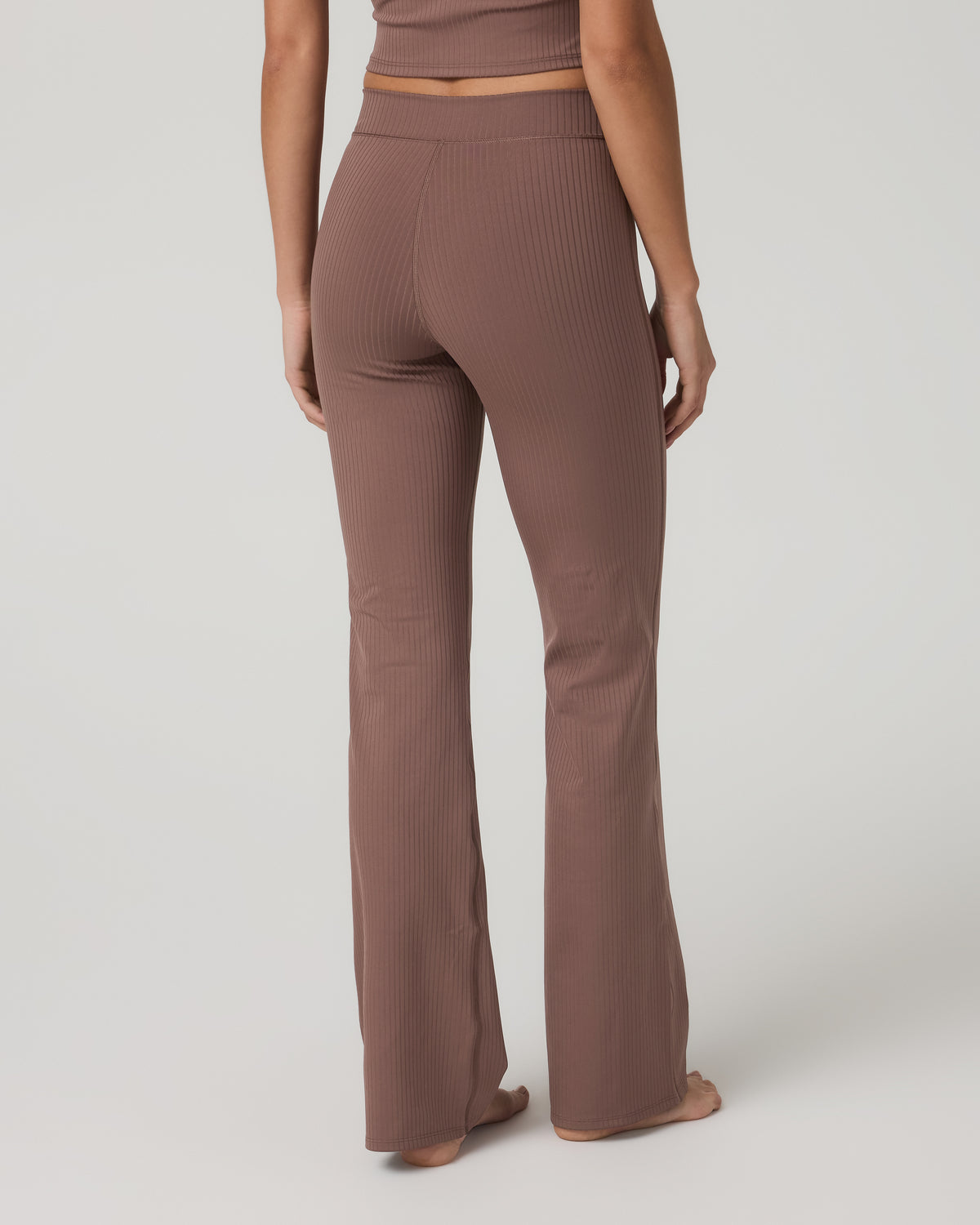 Inversion Rib Slim Flare Women's Sable Slim Flare Leggings | Vuori outlet - US 6329