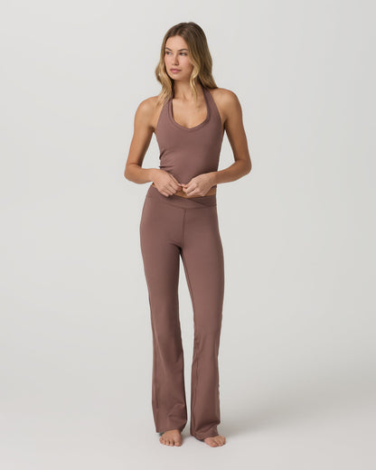 Inversion Rib Slim Flare Women's Sable Slim Flare Leggings | Vuori outlet - US 6329